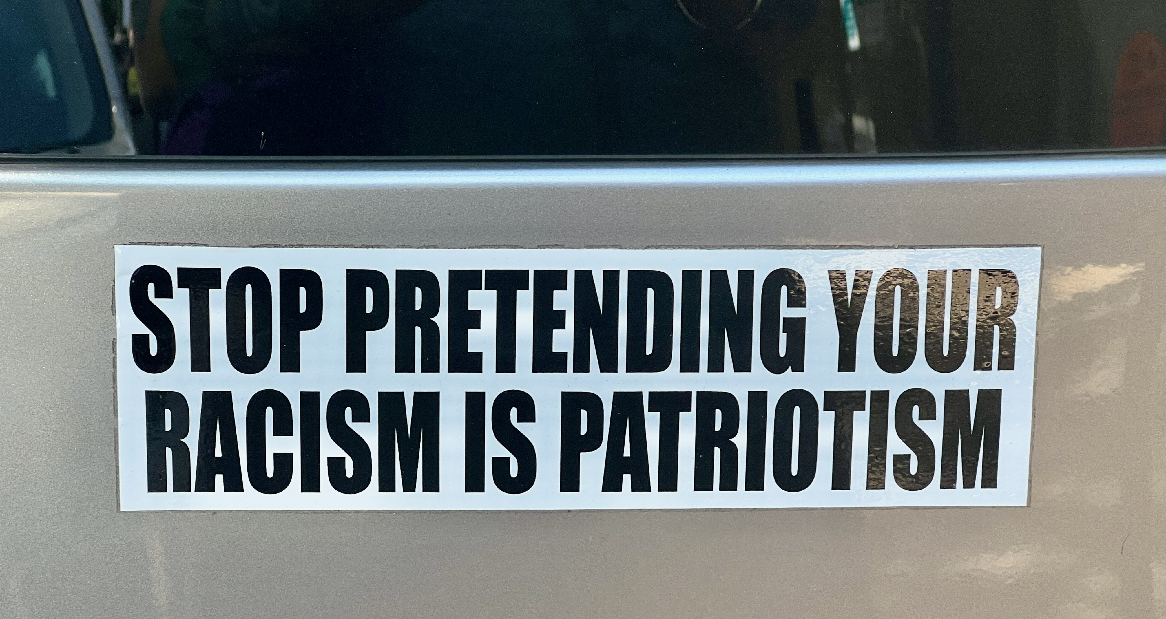 STOP PRETENDING YOUR RACISM IS PATRIOTISM
